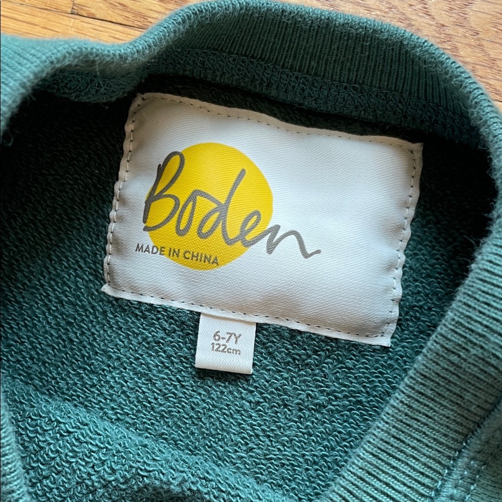 Boden green ombré sweatshirt - Picture 4 of 10